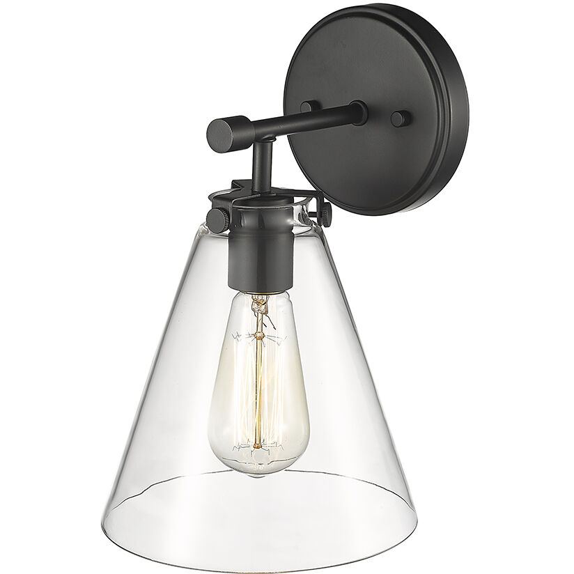 Aliza Wall Sconce Wall Light in Matte Black